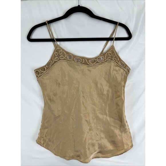 La Senza Splendida Silk Champagne Cami Women’s Size M - Picture 2 of 9